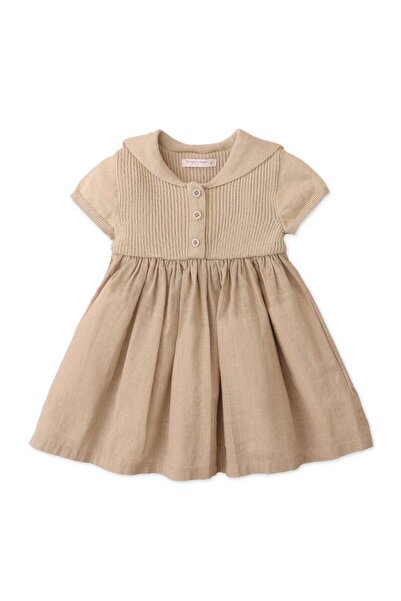 Gingersnaps Girls' Baby Dress – Short Sleeve Fluffy Design for Kids