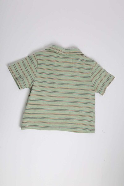 Gingersnaps Boys' Solid Polo Striped T-Shirt