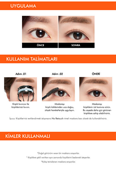 Missha Keratin Ve Kolajen Içeren Besleyici Şeffaf Maskara No Retouch Lash Correcting Mascara