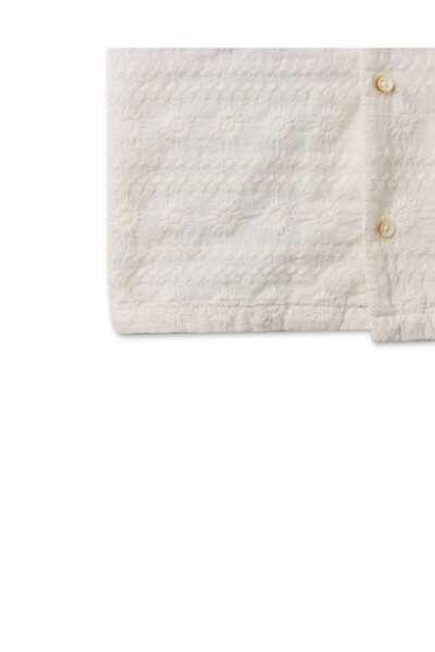 Gingersnaps Boys' Short Sleeve Button-Up Shirt with Collar