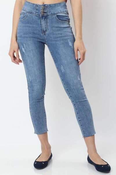 mica Skinny Ripped Jeans