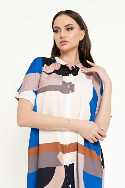 Nichii Knee-Length Short Sleeve Women's Dress