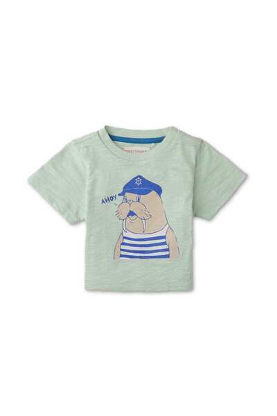 Gingersnaps Boys' Infant T-Shirt with Chest Print