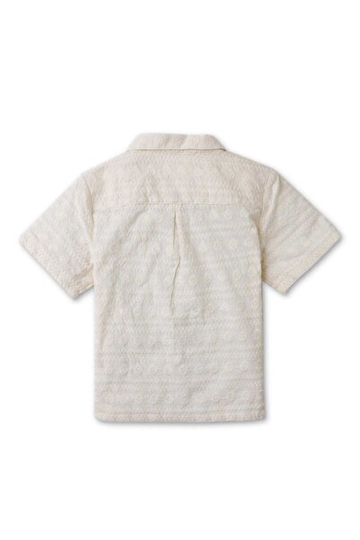 Gingersnaps Boys' Short Sleeve Button-Up Shirt with Collar