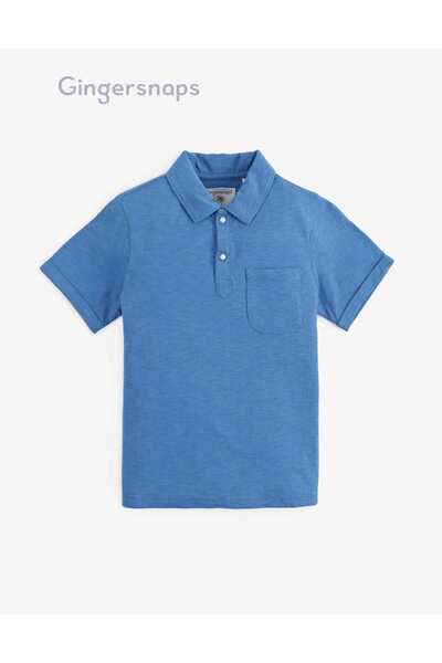 Gingersnaps Boys' Plain Polo T-Shirt with Chest Pocket