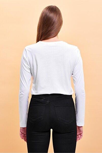 VENA Μπλουζάκι Gloria Crew Neck Regular Fit Basic-Λευκό