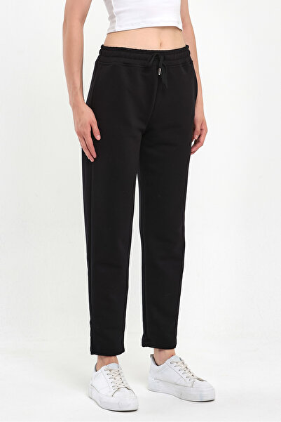 VENA Βαμβακερό Φούτερ Larissa Regular Fit - Μαύρο