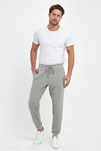 VENA Ανδρικό Παντελόνι Slim Fit με Ελαστικό Μπούτι - Ice Grey