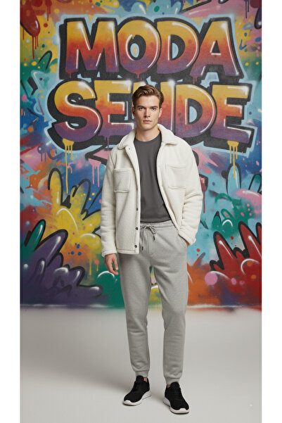 modasende Чоловічі кишенькові деталі Pelus Сорочка та Esofman Комбінований нижній топ