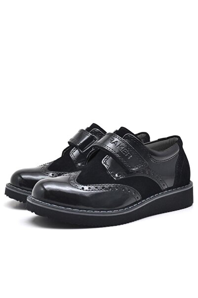 Rakerplus Hidra Patent Leather Velcro Casual Boys' Shoes