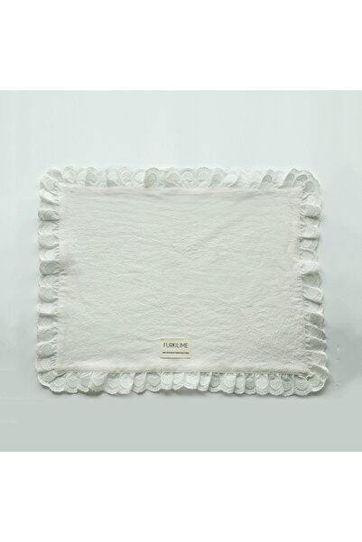 Choice As shown 34X43cm Lace Placemats for Table Cotton Napkins for Plates Soft Flounced Wedding Decoration