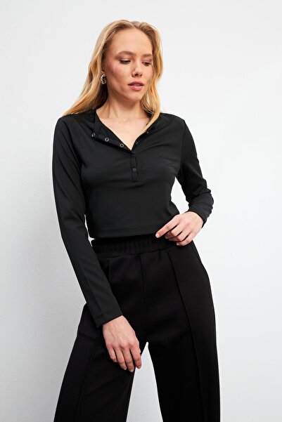 VENA Μακρυμάνικο μπλουζάκι Active-Μαύρο