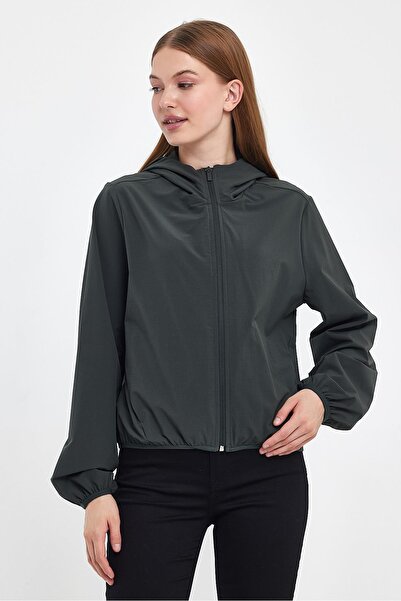 VENA Mary Kapüşonλη Παρασκευή Μπουφάν - Χακί