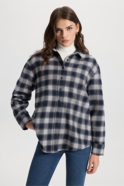 VENA Сорочка Naomi Ekose - синя