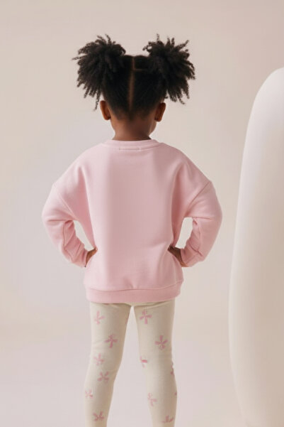 Minipodyum Κοριτσίστικο Lovely εμπριμέ καλσόν διπλό σετ