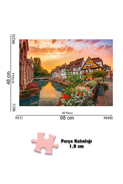 Neverland 2 Pcs 1000 Piece Puzzle - Colmar and London