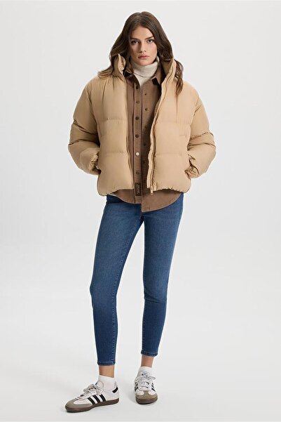 VENA Lucia Inflatable Coat-Beige