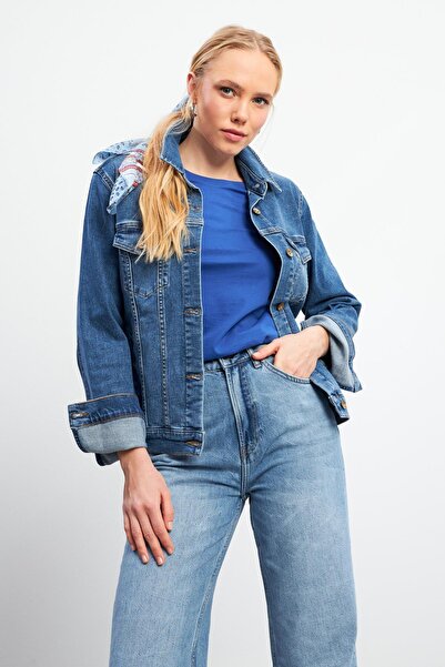 VENA Jachetă de blugi Ally Dark Blue Slim Fit-Albastru închis