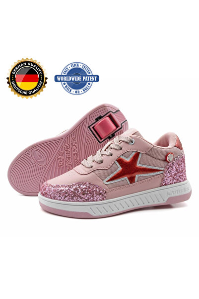Breezy Rollers Star Rose/Pink Wheeled Sneakers