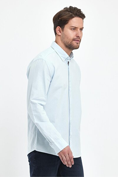 VENA Ανδρικό πουκάμισο Oxford Regular Fit - Μπλε