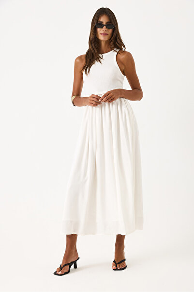 VENA Drawstring Waist Swimming Dress - Fildiss