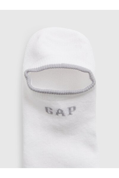 GAP Kadın Beyaz Logo Ankle 2'li Çorap Seti