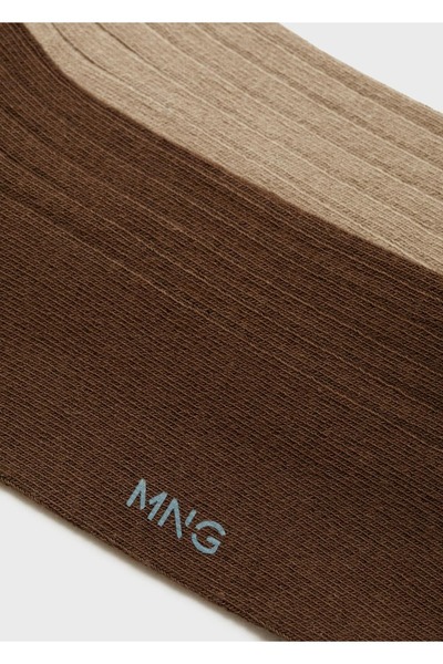 MANGO Man 2'li fitilli pamuklu çorap seti