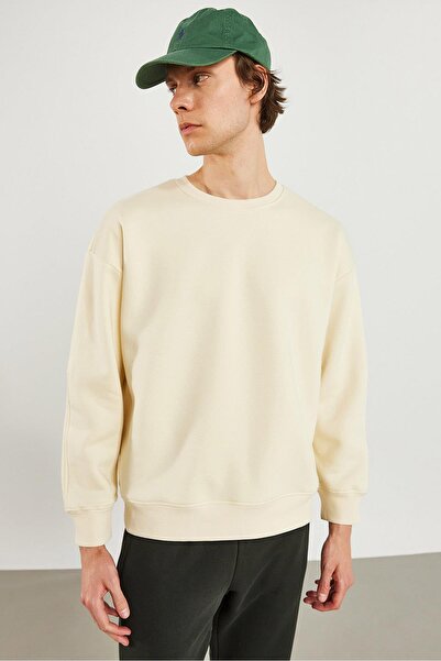 VENA Clark Crew Neck Oversize Φούτερ-Κοκκινίτικο