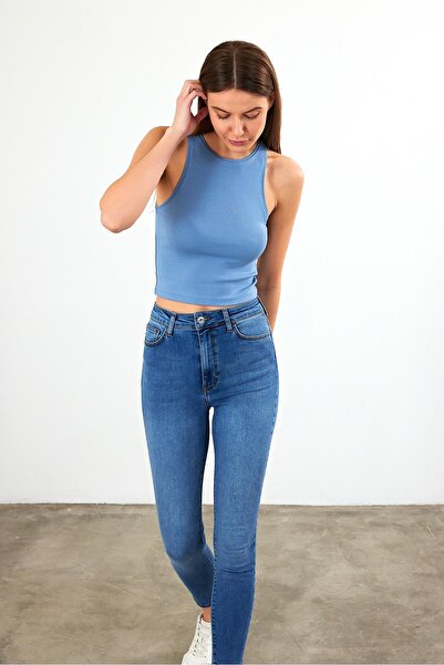 VENA Σαντρά Χαλτέρ Μπλουζάκι Αθλητικό Μπλουζάκι-Μπλε