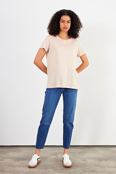 VENA Γυναικείο Μπλούζα Boyfriend Σαμ Ίσιο Λαιμό Regular Fit Modal (Lyocell)