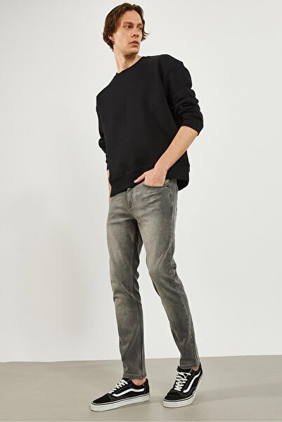 VENA Edward Antrasit Slim Straight Jean Pantolon-Antrasit