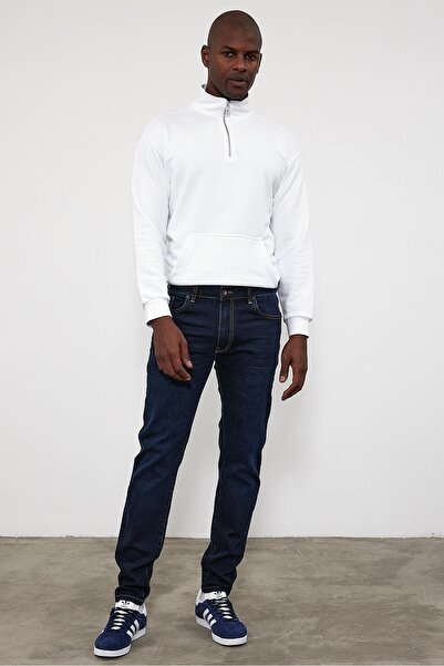 VENA Сміт Натуральний темно-синій джинсовий штани з завуженими штанинами - Натуральний темно-синій