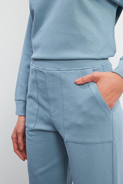 VENA Γυναικείο παντελόνι Jogging Pique-Μπλε του ουρανού