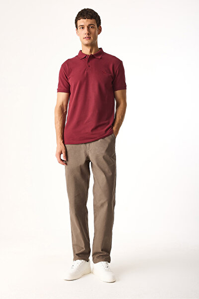 VENA Leo Beli Elasticated Jogging Fit Trousers with Faded Effect - Mink