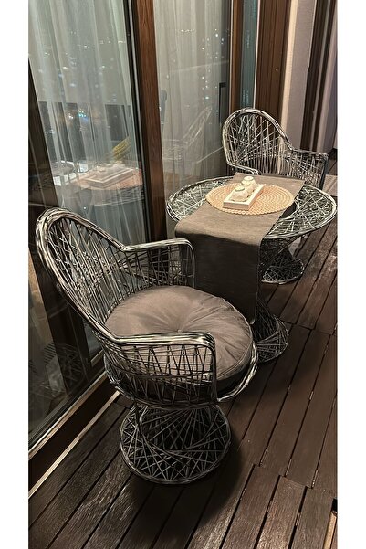 Flexy Garden Bahçe Mobilyası, Bahçe Balkon Takımı, Sandalye, Bahçe Masası