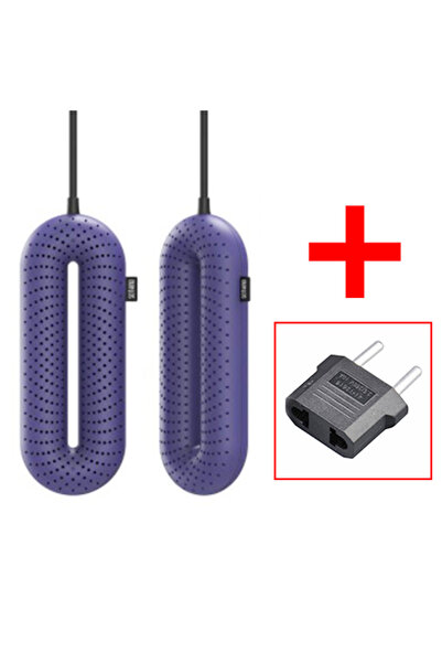 Choice مجفف أحذية كهربائي أرجواني من الاتحاد الأوروبي، جهاز تعقيم سريع الجفاف...