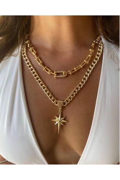 Mcgsteel Çağla Şikel Özel Seri Çelik Kolye