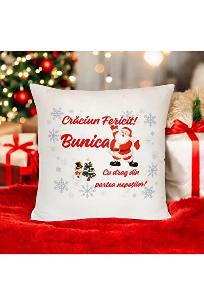 OEM Personalized Pillow with Message ''Merry Christmas! Grandma''