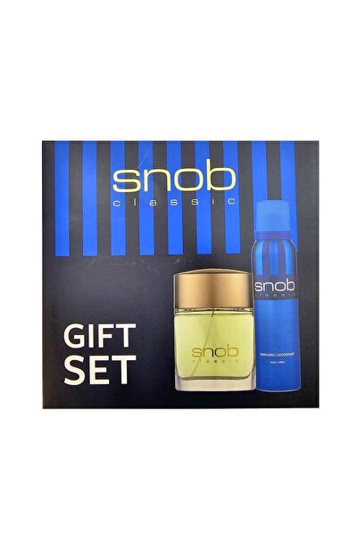 Snob Classic Edt & Deodorant For Men Hediyeli Set 100 + 150 ml