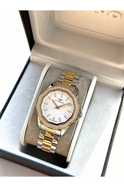 FERRO Gümüş Çelik Kordon Kadın Kol Saati FL21540A-D 3 ATM Su Geçirmez 2 Yıl Garantili HediyePaketli