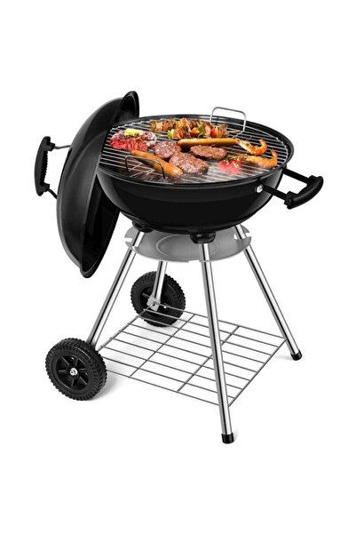 KULVARAVM Eiger Mangal Ayaklı Kömürlü Barbekü Mangal 44CM Mangal Piknik Bahçe Mangalı