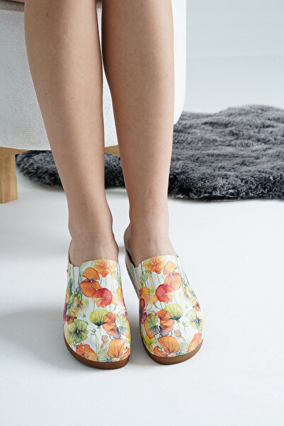 DOGİYE 3068 Kitten Patterned Anatomical Slippers