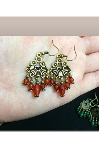 Birtakı'm Şeyler Authentic Agate Stone Earrings