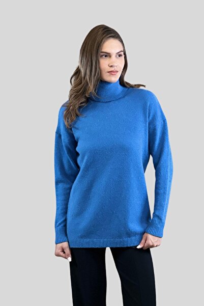 Miss Poem Жіночий базовий трикотажний светр з рибальським коміром