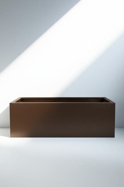 Desen Dekorasyon Zenith 80x29 cm Yatay Dikdörtgen AcıKahve Saksılık - İç & Dı...