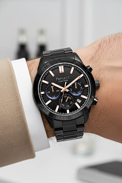 Ferrucci Function Erkek Kol Saati Çelik Kordon Çelik Kasa 3 ATM Suya Dayanıklılık zmfer047
