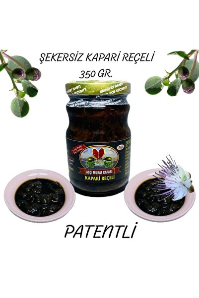 Aşçı Murat Kapari Şekersiz Kapari Reçeli 350 Gr. (patentli)