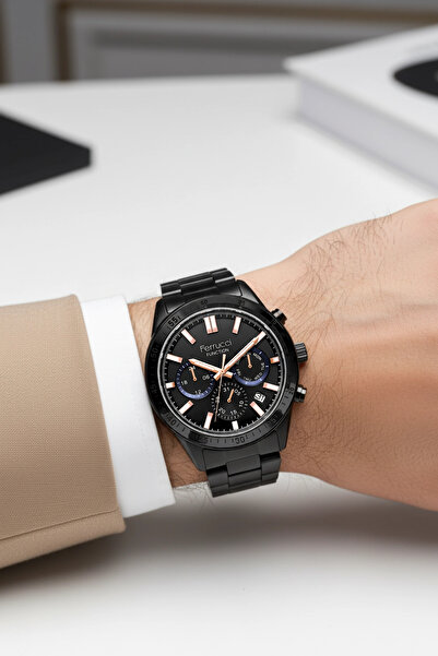 Ferrucci Function Erkek Kol Saati Çelik Kordon Çelik Kasa 3 ATM Suya Dayanıklılık zmfer047