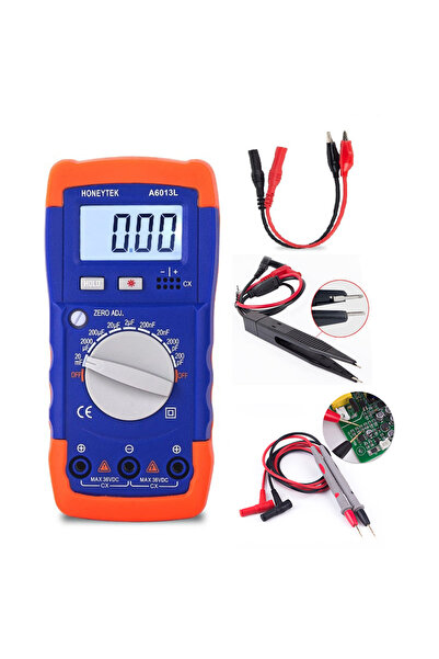 Choice جهاز اختبار المكثفات A6013L-Set1، جهاز متعدد القياسات الرقمية، جهاز فح...