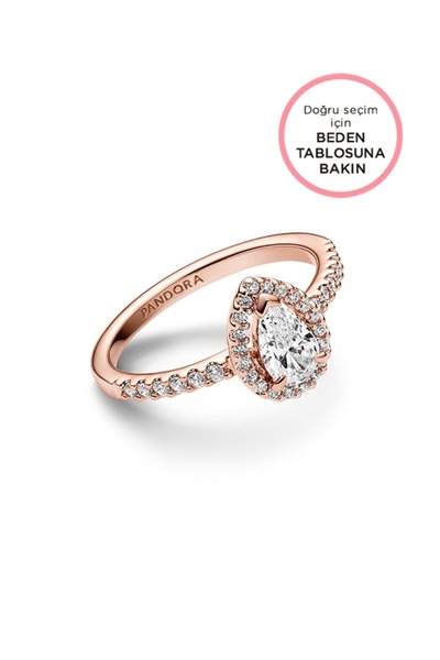 Pandora Işıltılı Armut Kesim Yüzük